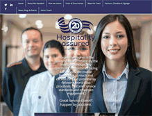 Tablet Screenshot of hospitalityassured.com